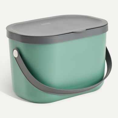 Poubelle 3L ALBULA Vert vue 3/4