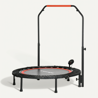 Mini Trampoline De Fitness 102 Cm Avec Poignée Réglable Et écran LCD Mini Trampoline De Fitness 102 Cm Avec Poignée Réglable Et écran LCD
