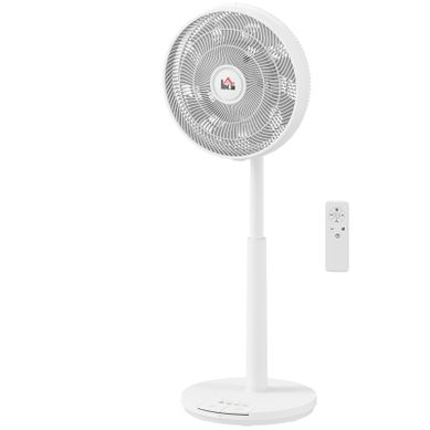 Ventilateur Sur Pied Silencieux Avec Télécommande, 12 Vitesses, Timer