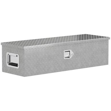 Coffre à Outils Aluminium Lkw Avec Poignée, Serrure Et Clés 99x33x25,5 Cm Coffre à Outils Aluminium Lkw Avec Poignée, Serrure Et Clés 99x33x25,5 Cm