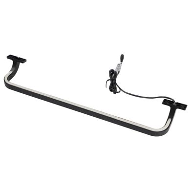 Applique LED Pour Miroir De Salle De Bain, Finition Noir Mat