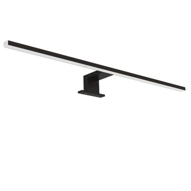 Applique LED Pour Miroir De Salle De Bain, Design Noir Mat 60 Cm
