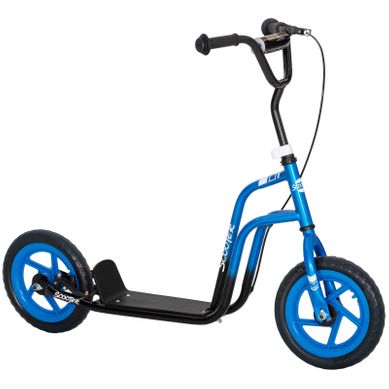 Trottinette Enfant Bleue Avec Guidon Réglable Et Grandes Roues Trottinette Enfant Bleue Avec Guidon Réglable Et Grandes Roues