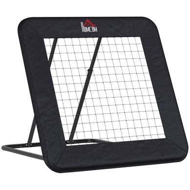 Rebondisseur Pliable Multisports 128x118x108-120 cm Avec Filet Réglable 5 Niveaux Rebondisseur Pliable Multisports 128x118x108-120 cm Avec Filet Réglable 5 Niveaux