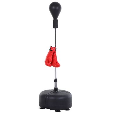 Set De Punchingball Sur Pied Réglable 136-154 cm Avec Gants Pour Entraînement Set De Punchingball Sur Pied Réglable 136-154 cm Avec Gants Pour Entraînement