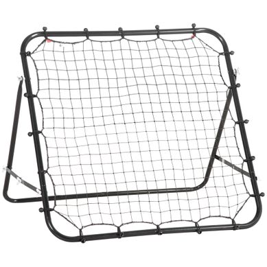 Rebondisseur De Football Kickback 96x80x96 Cm En Métal Et Pe, Réglable Pour Entraînement Rebondisseur De Football Kickback 96x80x96 Cm En Métal Et Pe, Réglable Pour Entraînement