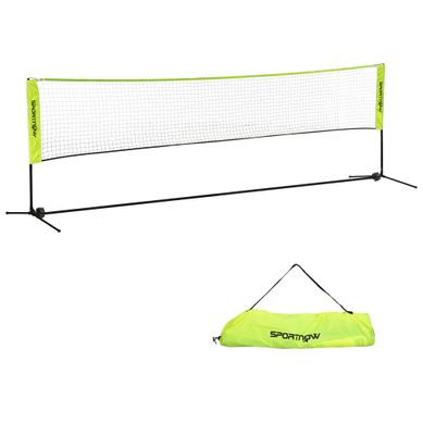 Filet Pliable Polyvalent Pour Badminton, Tennis Et Volleyball 420x103 Cm Filet Pliable Polyvalent Pour Badminton, Tennis Et Volleyball 420x103 Cm