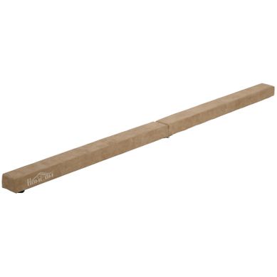 Poutre D'équilibre Pliable En Bois Avec Revêtement Antidérapant, 210 Cm, Brun Poutre D'équilibre Pliable En Bois Avec Revêtement Antidérapant, 210 Cm, Brun