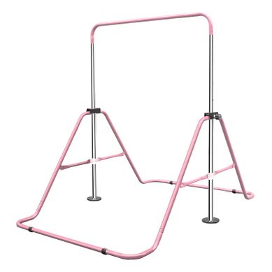 Barre De Gymnastique Enfant Réglable Et Pliable Pour Entraînement à Domicile Rose Barre De Gymnastique Enfant Réglable Et Pliable Pour Entraînement à Domicile Rose