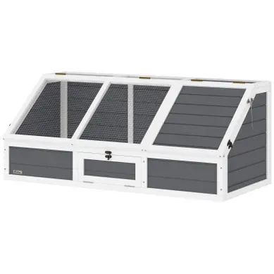 Enclos Extérieur Pour Tortues Avec Maison Et Accès Facile, Design Ouvert, 120x55x50cm Enclos Extérieur Pour Tortues Avec Maison Et Accès Facile, Design Ouvert, 120x55x50cm
