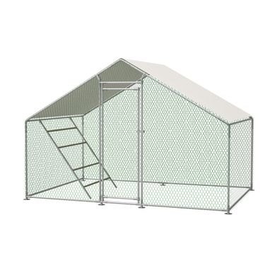 Poulailler 3x2m Avec échelle, Serrure Sécurisée Et Toit Pe étanche Pour Volailles Poulailler 3x2m Avec échelle, Serrure Sécurisée Et Toit Pe étanche Pour Volailles