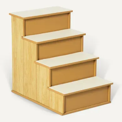 Escalier Pour Chien Et Chat à 4 Marches Avec Revêtement En Peluche, Jusqu’à 30 Kg, 40x59x54 Cm Escalier Pour Chien Et Chat à 4 Marches Avec Revêtement En Peluche, Jusqu’à 30 Kg, 40x59x54 Cm