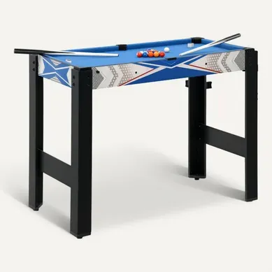 Table De Jeux 5-en-1 Billard, Tennis De Table, Hockey, Basket Et Tir à L’arc Avec Accessoires
