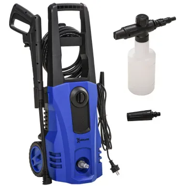 Nettoyeur Haute Pression 1800 w Avec Roues Et Tuyau 6 m Pour Usages Multiples Nettoyeur Haute Pression 1800 w Avec Roues Et Tuyau 6 m Pour Usages Multiples