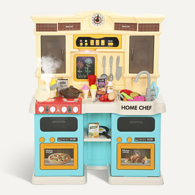 Cuisine Enfant Verte Avec Eau Courante électrique, Lumières, Sons Et 85 Accessoires, 66x24x83 Cm Cuisine Enfant Verte Avec Eau Courante électrique, Lumières, Sons Et 85 Accessoires, 66x24x83 Cm