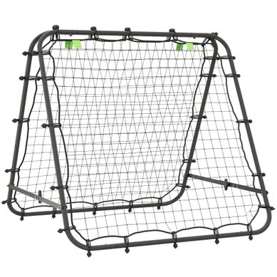 Rebondisseur De Football Ajustable 5 Positions Avec Filet Et Structure En Acier Rebondisseur De Football Ajustable 5 Positions Avec Filet Et Structure En Acier