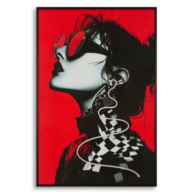 Tableau Psyco Moderne Avec LED Et Application 3d Acrylique Pour Un Impact Visuel Saisissant, 60x90cm Tableau Psyco Moderne Avec LED Et Application 3d Acrylique Pour Un Impact Visuel Saisissant, 60x90cm