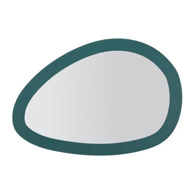 Miroir Mural Saturno Teal Design Moderne Avec Profil Sinueux – Décoration élégante– 71x48 Cm Miroir Mural Saturno Teal Design Moderne Avec Profil Sinueux – Décoration élégante– 71x48 Cm