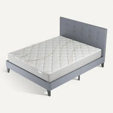 Ensemble 140x190 cm, lit avec tête de lit + matelas ressorts ensachés, ép.25cm accueil mousse HR Ensemble 140x190 cm, lit avec tête de lit + matelas ressorts ensachés, ép.25cm accueil mousse HR