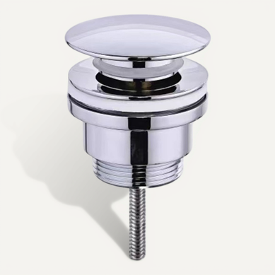 Bonde De Lavabo, Vasque, Evier Universelle Chromée Sans Trop Plein, Bonde Pop Up (push-up) Bonde De Lavabo, Vasque, Evier Universelle Chromée Sans Trop Plein, Bonde Pop Up (push-up)