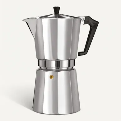 Cafetiere - Ghidini - Italexpress - Aluminium - 14 Tasses - Gris Cafetiere - Ghidini - Italexpress - Aluminium - 14 Tasses - Gris