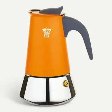 Cafetière Moka 6 Tasses Inox - Compatible Induction, Poignée Thermorésistante Cafetière Moka 6 Tasses Inox - Compatible Induction, Poignée Thermorésistante