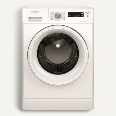 Lave-linge hublot WHIRLPOOL FFSP9269WFR 9kg Lave-linge hublot WHIRLPOOL FFSP9269WFR 9kg vue de face