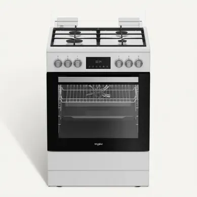 Cuisinière mixte WHIRLPOOL W6G8LCW Cuisinière mixte WHIRLPOOL W6G8LCW vue de face