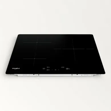 Table induction WHIRLPOOL WSQ8360NE 60cm 3 Foyers Noir Table induction WHIRLPOOL WSQ8360NE 60cm 3 Foyers Noir vue 3/4