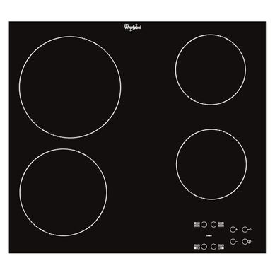 Table vitrocéramique WHIRLPOOL AKT8090NE 4 Foyers Noir Table vitrocéramique WHIRLPOOL AKT8090NE 4 Foyers Noir vue 3/4