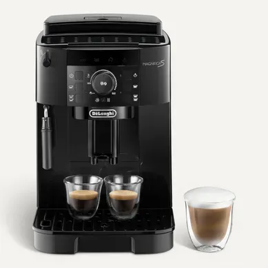 Expresso avec broyeur DE LONGHI ECAM12.121.B MagnificaS Expresso avec broyeur DE LONGHI ECAM12.121.B MagnificaS vue de face
