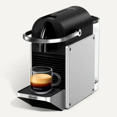 Machine à café Nespresso DE LONGHI Pixie Gris EN127.S Machine à café Nespresso DE LONGHI Pixie Gris EN127.S vue 3/4