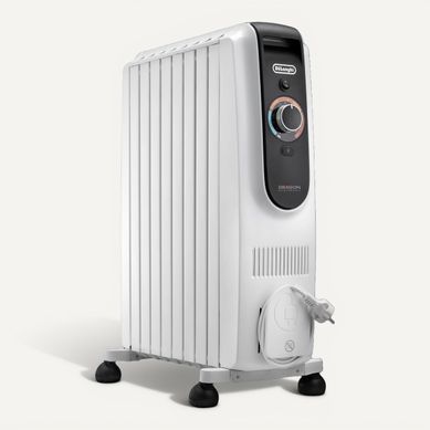 Radiateur bain d'huile DE LONGHI TRD50820 Blanc Radiateur bain d'huile DE LONGHI TRD50820 Blanc vue de face