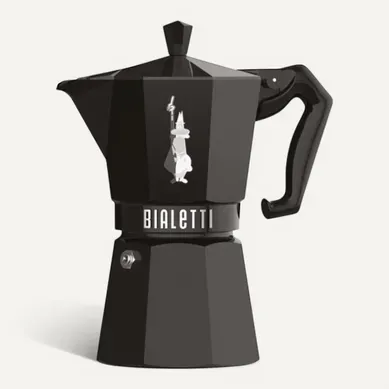 Cafetière Italienne 6 Tasses Noir 0009066