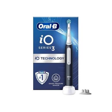 Brosse à Dents Électrique - Oral-b - Io3 Matt Black - 3d Oscillo-rotations/pulsations - à Batterie