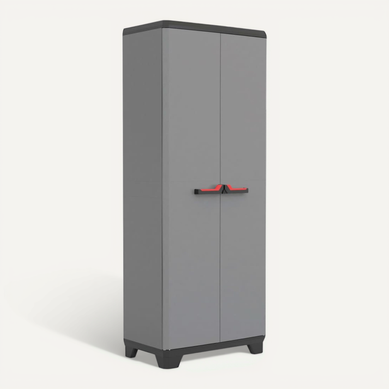 Armoire De Rangement Polyvalente Stilo Gris Et Noir 173 Cm Armoire De Rangement Polyvalente Stilo Gris Et Noir 173 Cm
