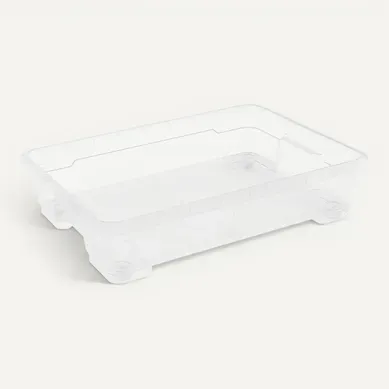 Boîte dessous de lit 52,5L R-BOX Transparent Boîte dessous de lit 52,5L R-BOX Transparent vue 3/4