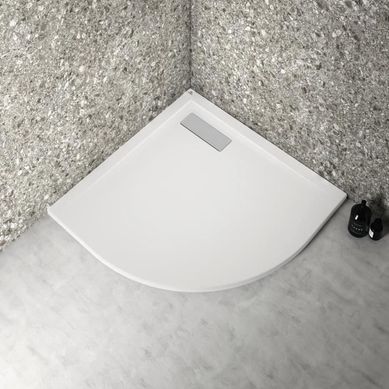 Receveur De Douche Extra Plat Quart De Cercle Ultraflat New 80x80 Cm Blanc Receveur De Douche Extra Plat Quart De Cercle Ultraflat New 80x80 Cm Blanc