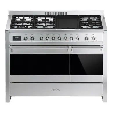 Piano de cuisson SMEG A3-81 Inox vue de face