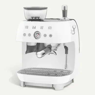 Machine À Expresso Avec Broyeur 20 Bars Blanc Egf03wheu Machine À Expresso Avec Broyeur 20 Bars Blanc Egf03wheu