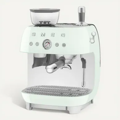 Machine À Expresso Avec Broyeur 20 Bars Vert D'eau Egf03pgeu Machine À Expresso Avec Broyeur 20 Bars Vert D'eau Egf03pgeu