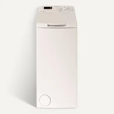 Lave-linge top INDESIT BTWS50400FR 5kg Blanc Lave-linge top INDESIT BTWS50400FR 5kg Blanc vue de face