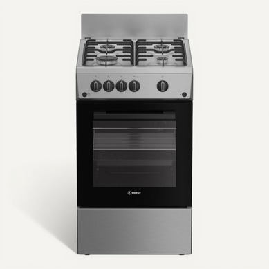 Cuisinière Gaz 50 Cm 4 Brûleurs 60 L Inox, Four Gaz 5 Positions Gril Cuisinière Gaz 50 Cm 4 Brûleurs 60 L Inox, Four Gaz 5 Positions Gril