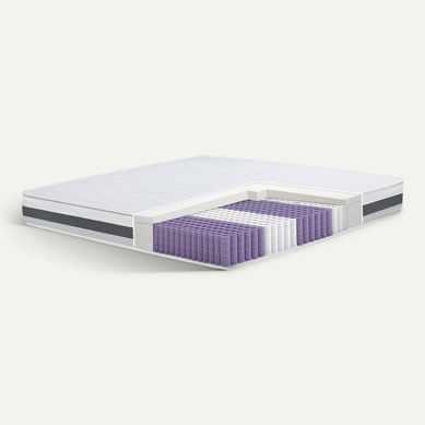 Matelas à Ressorts Ensachés Et Mémoire 120x200 20 Cm - Moyen-ferme, Automodelant Matelas à Ressorts Ensachés Et Mémoire 120x200 20 Cm - Moyen-ferme, Automodelant