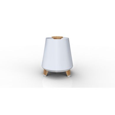 Enceinte Bluetooth Akbt80 10 W Mono Blanc, Bois Enceinte Bluetooth Akbt80 10 W Mono Blanc, Bois