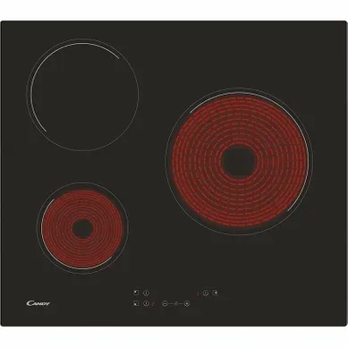 Table De Cuisson Vitrocéramique 59cm 3 Feux 5500w Ch63cc/4u2 Table De Cuisson Vitrocéramique 59cm 3 Feux 5500w Ch63cc/4u2