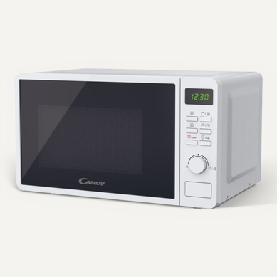 Micro-ondes Grill 20 L Blanc, 700 W, 8 Programmes, Sécurité Enfant