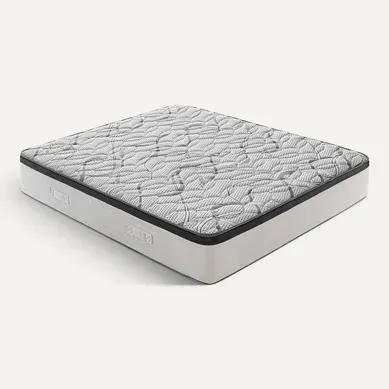 Matelas Mousse  120x190 Cm Deluxe - Epaisseur 15 Cm - Réversible - Côté Été/hiver
