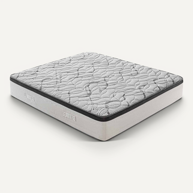 Matelas Mousse  140x200 Cm Deluxe - Epaisseur 15 Cm - Réversible - Côté Été/hiver