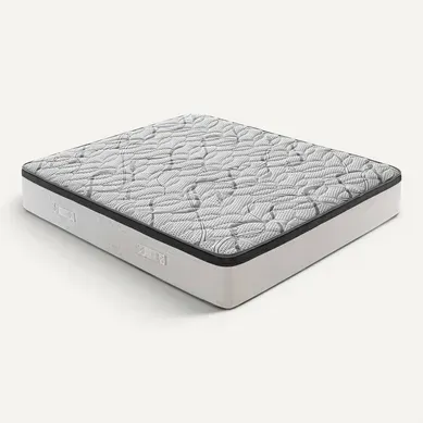 Matelas Mousse  160x200 Cm Deluxe - Epaisseur 15 Cm - Réversible - Côté Été/hiver